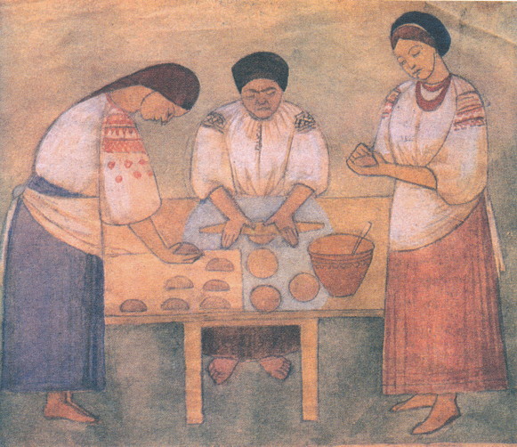 Image - Oksana Pavlenko: Making Pyrohy (1918).